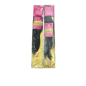 Slayyy Pre-Stretched Braids 1 Black Stallion Hair Extensions (2-pack)